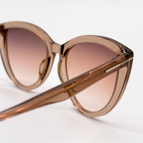 NEW TOM FORD ISABELLA-02 TF915 45G WOMEN SUNGLASSES FT0915/S LIGHT BROWN - Picture 7 of 10